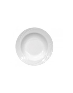 Тарелка для супа голубка 20 см белая Добрушский фарфоровый завод