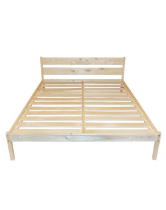 Кровать из дерева 120х190 см B03 A120 190 неокрашенная Fun wood