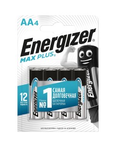 Батарейка алкалиновая max plus aa 1 5v упаковка 4 шт e301325001 e301325003 Energizer