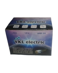 Батарейка LR 03 ААА Alkaline BOXх24 1 5В 1194413 Vkl electric