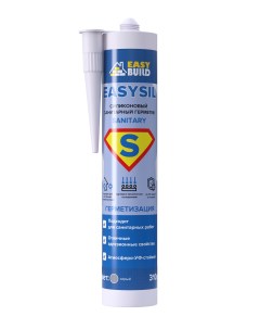 Герметик силиконовый Easysil Sanitary серый Easy build