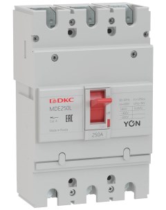 Выключатель автоматический 3п 125А 18кА YON MDE250L125 MDE250L125 Dkc