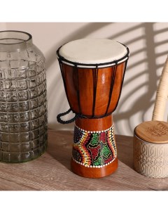 Музыкальный инструмент Барабан Джембе 16х16х29 5 см Nobrand