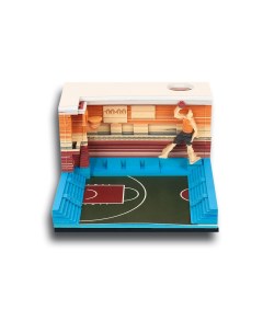 Блок для записей Баскетбол 15011 проклеенный 3д куб 10 5 10 5 6см 198 листов Protect