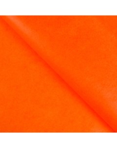 Бумага упаковочная тишью оранжевая 50 см х 66 см Nobrand