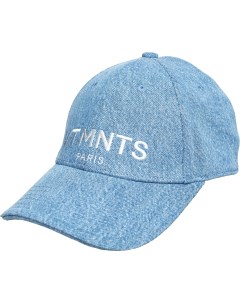 Джинсовая кепка с вышивкой логотипа Vtmnts