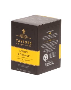 Чай черный С ароматом лимона и апельсина 20х2 5 г Taylors