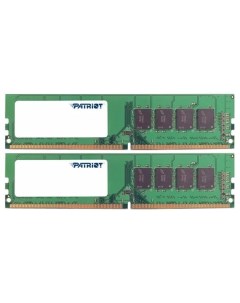 Модуль памяти DDR4 8GB 2 4GB PSD48G2666K Signature PC4 21300 2666Mhz CL19 288 pin 1 2V retail Patriot memory