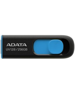 Накопитель USB 2 0 AUV128 256G RBE BLACK BLUE RETAIL Adata