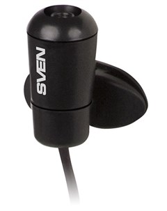 Микрофон MK 170 SV 014858 3 5 мм Jack черный на клипсе Sven