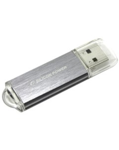 Накопитель USB 2 0 32GB Ultima II SP032GBUF2M01V1S серебристый Silicon power