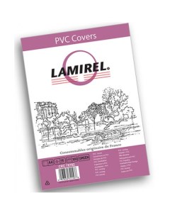 Обложка LA 78782 Lamirel Transparent A4 PVC зеленые 150мкм 100шт Fellowes