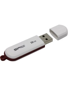 Накопитель USB 2 0 32GB Luxmini 320 SP032GBUF2320V1W белый Silicon power