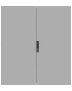 Дверь двустворчатая сплошная R5CPE1681 для шкафов CQE DAE ВхШ 1600х800 мм RAL7035 RAM block Dkc