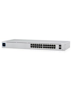 Коммутатор управляемый UniFi Switch USW 24 POE Gen2 USW 24 POE EU 1 Гбит с LAN 24 SFP порты 2 Количе Ubiquiti