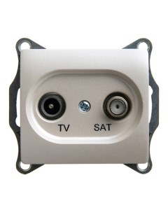 Розетка GSL000697 TV SAT оконечная 1DB перламутр Systeme electric