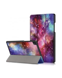 Чехол Galaxy Tab A7 для T505 T500 T507 фиолетовый с рисунком поликарбонат It baggage