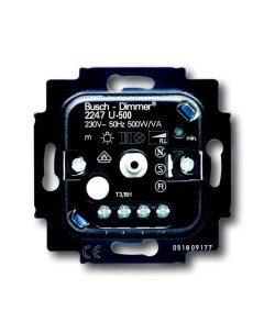 Светорегулятор 6512 0 0302 механизм для ламп ЛН НВГЛ с ИТ 20 500вт Abb