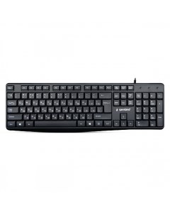 Клавиатура KB 8410 черная шоколадный тип клавиш 104 кл кабель 1 5м Gembird