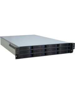 Корпус серверный 2U ES212 SATA3 B 0 12 SATA II SAS hotswap HDD черный без блока питания глубина 650м Procase