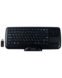 Клавиатура Wireless K2880 черная Touch зарядка от USB 6938820410614 Delux
