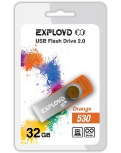 Накопитель USB 2 0 32GB 530 оранжевый Exployd