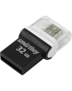 Накопитель USB 2 0 SB32GBPO K POKO черный Smartbuy
