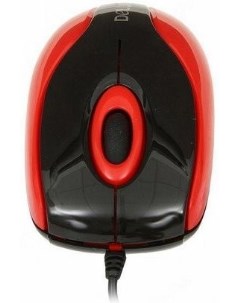 Мышь DLM 363BR черно красная 800dpi USB 2 кнопок скролл 6938820400332R Delux