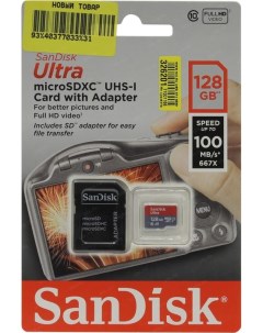Карта памяти 128GB SDSQQVR 128G GN6IA microSDXC UHS 3 Sandisk