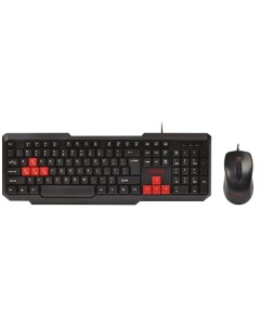 Клавиатура и мышь One SBC 230346 KR черно красный Smartbuy