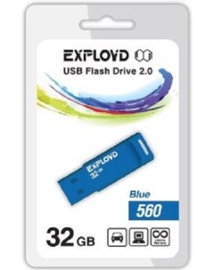 Накопитель USB 2 0 32GB 560 синий Exployd