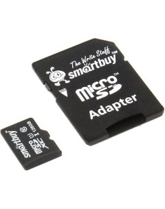 Карта памяти 128GB SB128GBSDCL10 01 MicroSDXC Class 10 SD адаптер Smartbuy