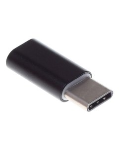 Переходник microUSB USB Type C BHP RET TPC MCR черный Buro