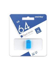 Накопитель USB 3 0 64GB SB64GBAB 3 Art синий Smartbuy