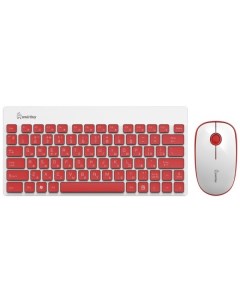 Клавиатура и мышь 220349AG красно белый Smartbuy