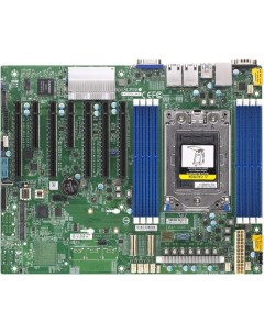 Материнская плата ATX MBD H12SSL NT B SP3 8 DDR4 3200MHz 2 SlimSAS x8 2 M 2 7 PCIE 2 10Glan 6 USB 3  Supermicro
