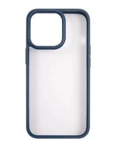 Чехол US BH770 УТ000028121 пластиковый прозрачный для iPhone 13 Pro с цветным силиконовым краем сини Usams