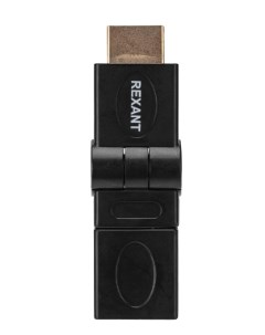 Переходник 17 6813 штекер HDMI гнездо HDMI поворотный Rexant