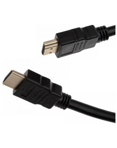 Кабель аудио видео CS HDMI 1 4 2 HDMI m HDMI m 2м позолоченные контакты черный Cactus