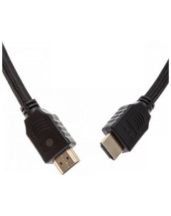 Кабель аудио видео CS HDMI 2 5 HDMI m HDMI m 5м позолоченные контакты черный Cactus
