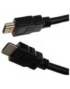Кабель аудио видео CS HDMI 1 4 5 HDMI m HDMI m 5м позолоченные контакты черный Cactus