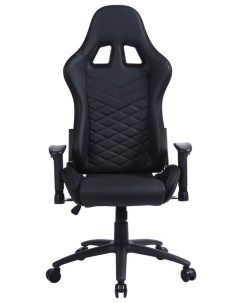 Кресло игровое CS CHR 0099BL черный сиденье черный эко кожа с подголов крестовина металл пластик чер Cactus