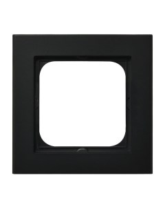 Рамка R 1R 33 одинарная черный металлик Ospel