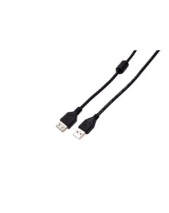 Кабель удлинитель USB 2 0 Pro FL CPro U2 AM AF F1 1 8M 1 8 м ферритовое кольцо черный разъемы USB A  Filum