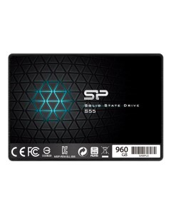 Накопитель SSD 2 5 SP960GBSS3S55S25 Slim S55 960GB SATA3 550 440MB s MTBF 1 5M 7mm Silicon power