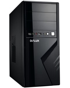 Корпус ATX 875 черный с БП 500W Delux