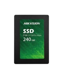 Накопитель SSD 2 5 HS SSD C100 240G C100 240GB SATA 6Gb s TLC 500 350MB s IOPS 48K 28K MTBF 2M 7mm Hikvision