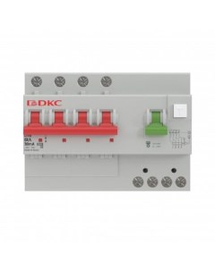 Автоматический выключатель дифф тока АВДТ MDV63 43C63 A 6kA тип характеристики C 3P N 63A тип A 7 мо Dkc