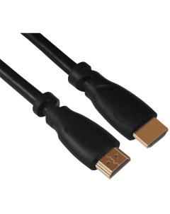 Кабель интерфейсный HDMI удлинитель HM311 1 0m 01011 v2 0 M M черный OD7 3mm 28 28 AWG позолоч конта Gcr
