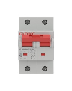 Автоматический выключатель модульный MD125 2D100 2P 100А D 15kA YON Dkc